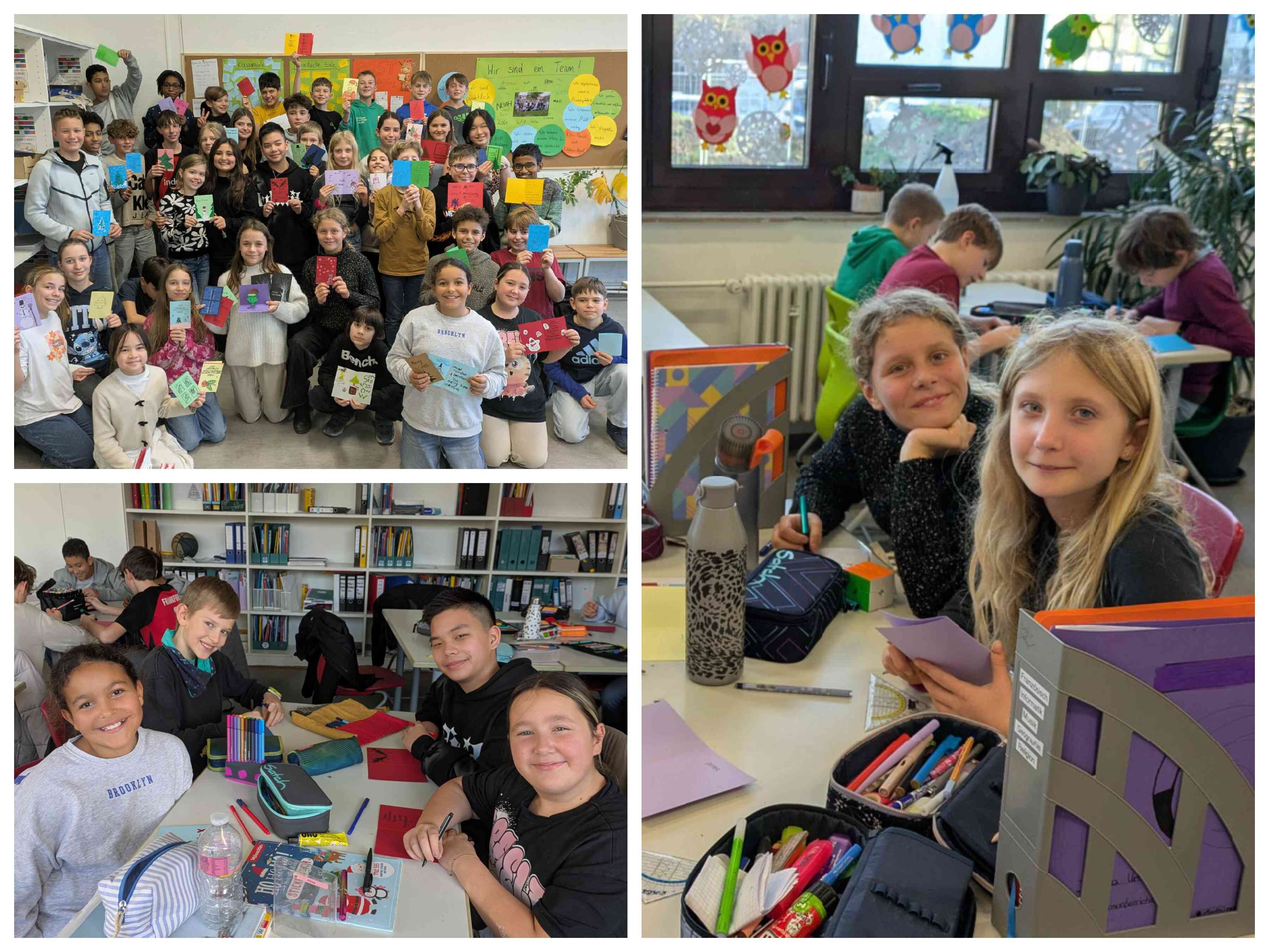 Weihnachtspost 7a und 5a